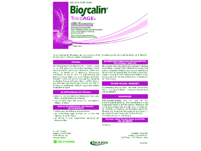 Gebrauchsinformation Bioscalin Trico Age Tabletten