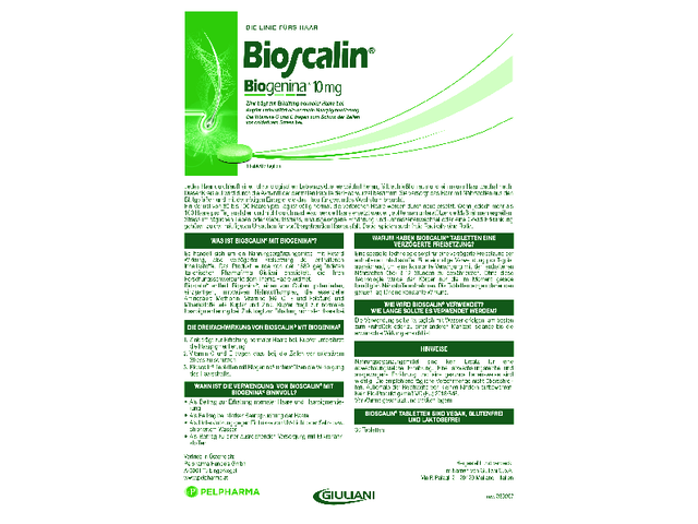 Gebrauchsinformation Bioscalin Tabletten